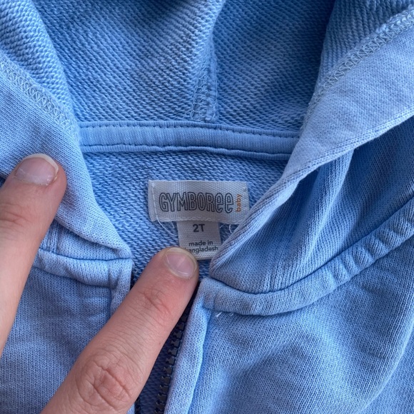 Gymboree Girls Zip Jacket in baby blue 2T - Picture 2 of 3